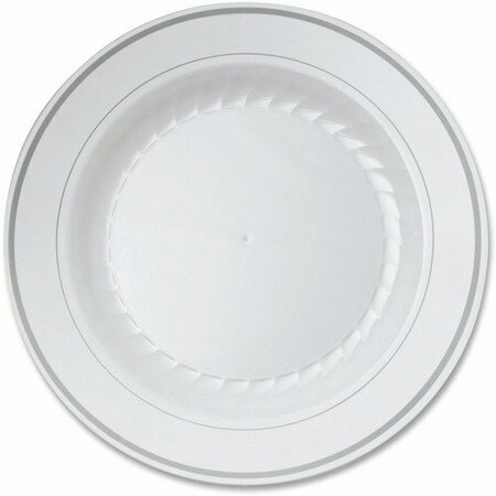 WNA-COMET Plates, Round, Heavyweight Plastic, 10-1/4in Dia, WE, 10PK WNARSMP101210